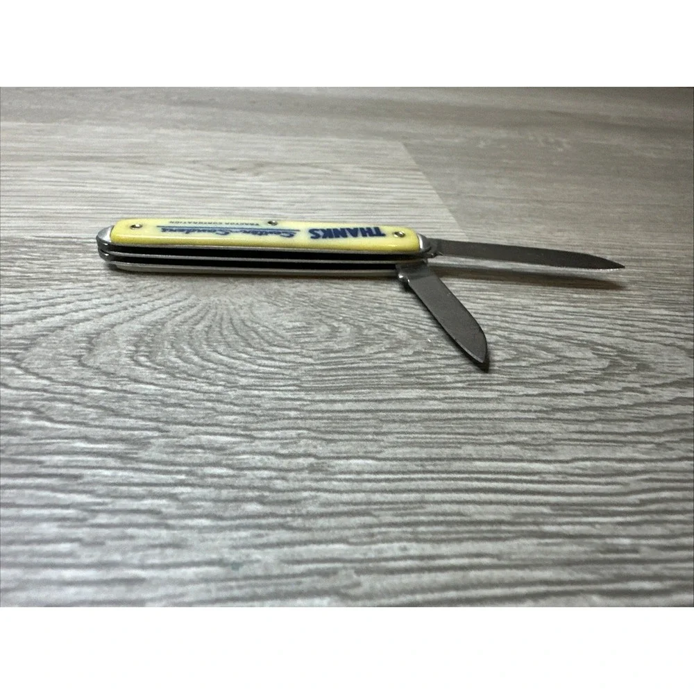 VTG. 2 BLADE KNIFE ADVERTISING SENTER-SANDERS TRACTOR CORPORATION 